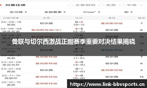 曼联与切尔西激战正酣赛季重要对决结果揭晓